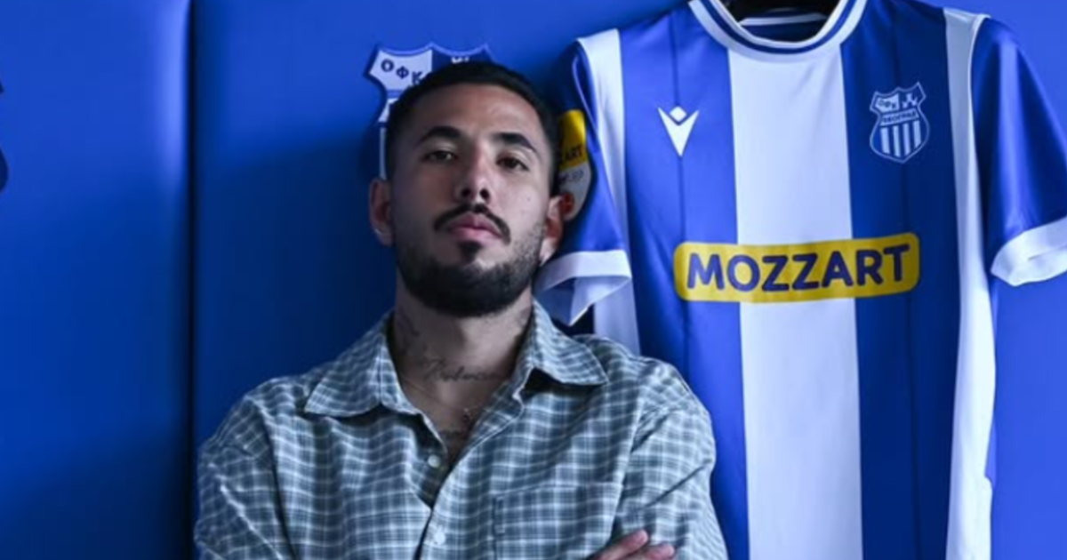 Sergio Peña debutó en la liga serbia con una dura derrota de OFK Beograd