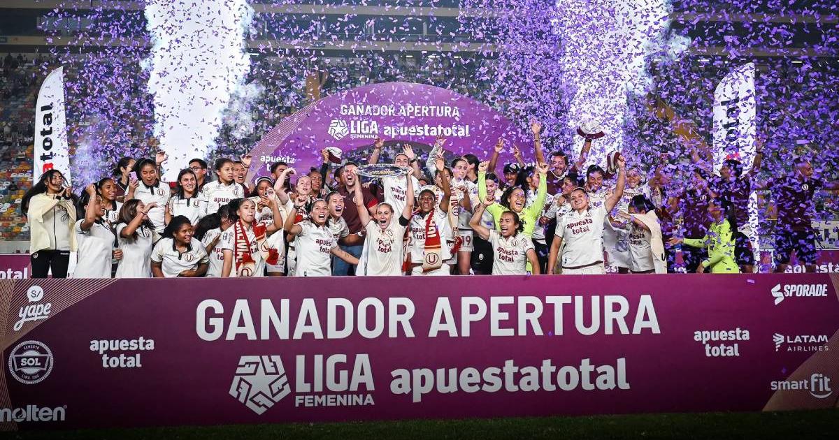 (VIDEO) Universitario venció a Cristal y conquistó el título del Apertura Femenino