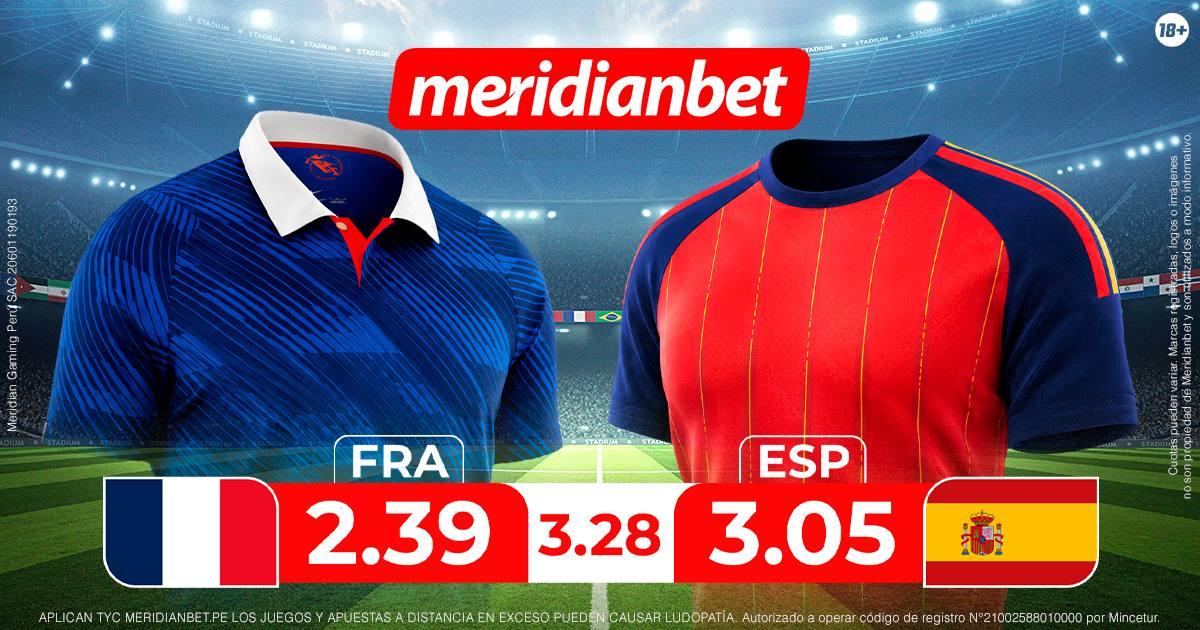 Francia vs España: ¡Juega en las semifinales del Torneo de selecciones y gana con la Mundo Mania de Meridianbet!