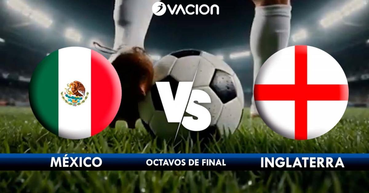 🔴#ENVIVO| ¡Oncenas listas! Así alinean México e Inglaterra en búsqueda de un boleto a cuartos