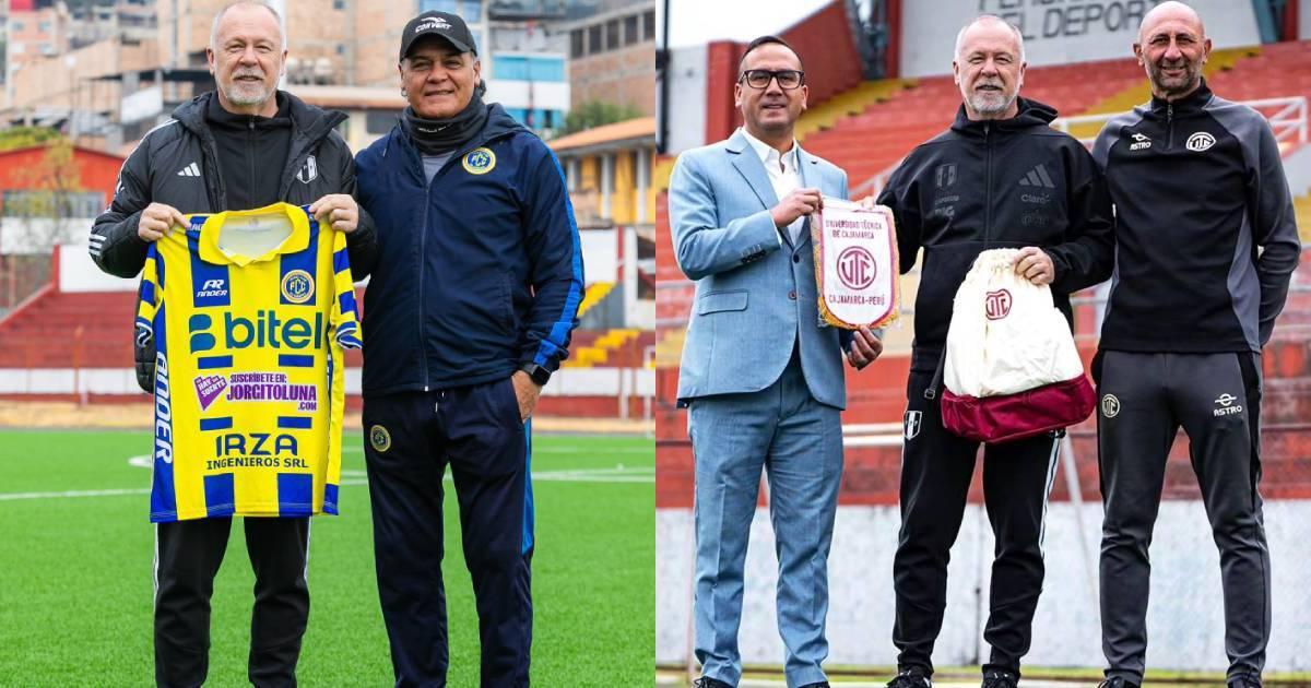   Menezes visitó las prácticas del FC Cajamarca y UTC