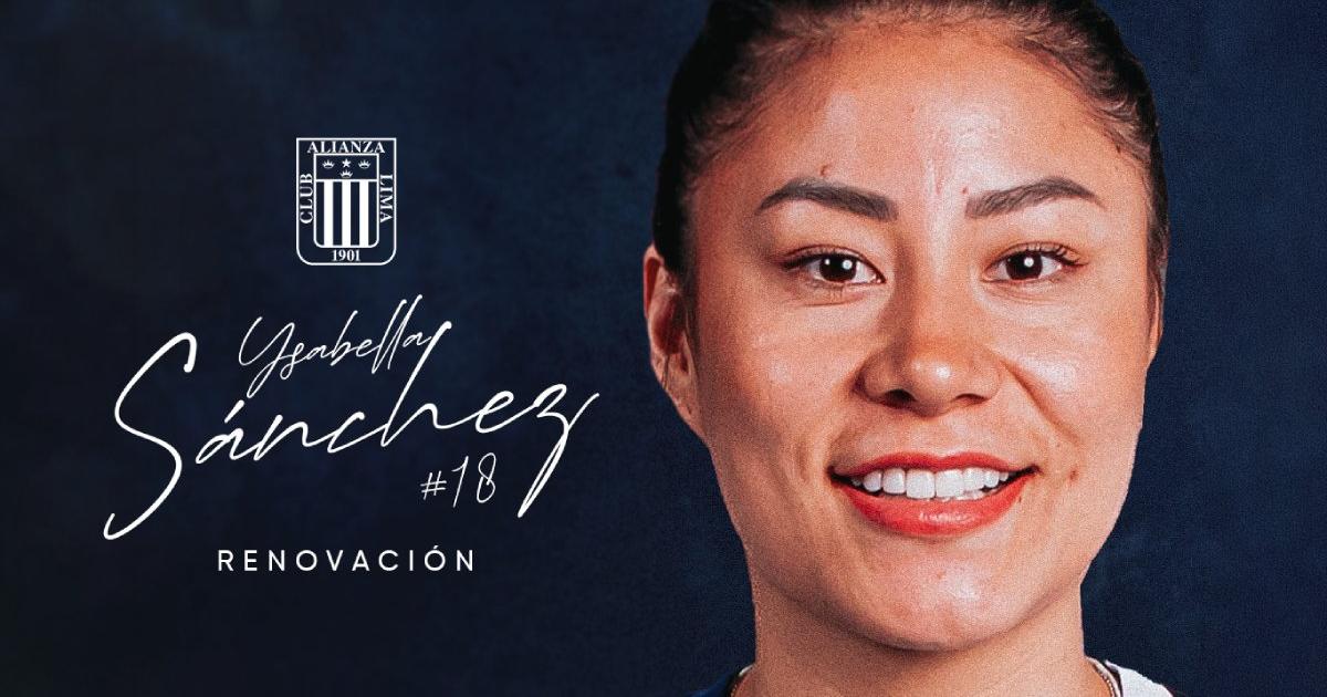 Ysabella Sánchez puso la firma y seguirá defendiendo a Alianza Lima