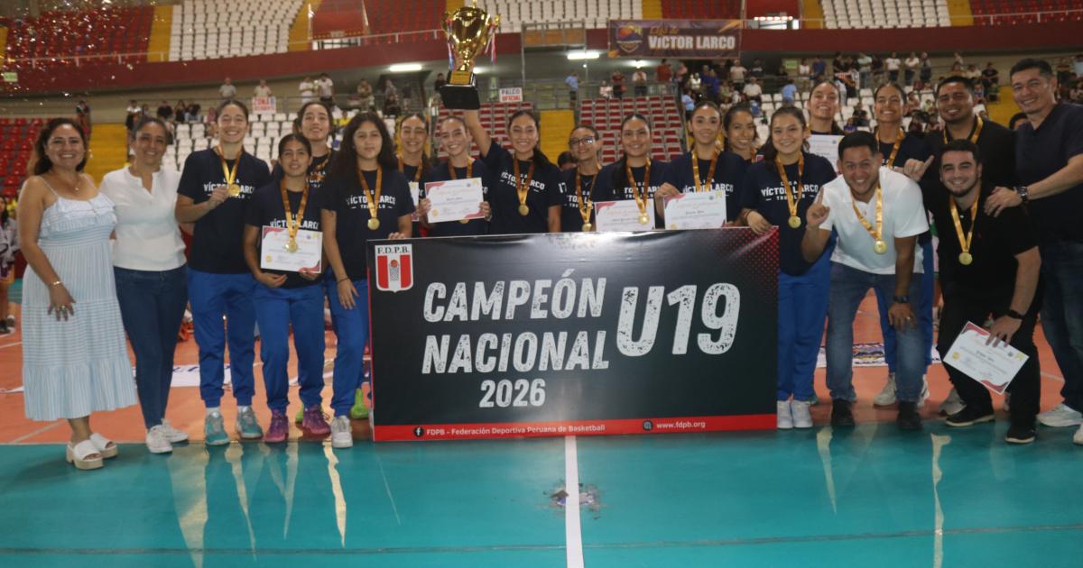 Trujillo y Víctor Larco se coronaron campeones del Torneo Nacional de Basketball U19