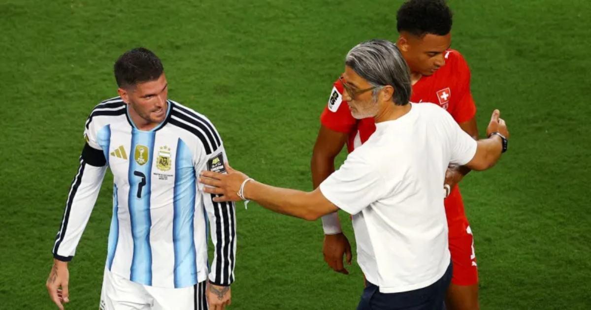 DT de Suiza: Jugamos contra Argentina, 70 mil aficionados, el árbitro y el VAR"
