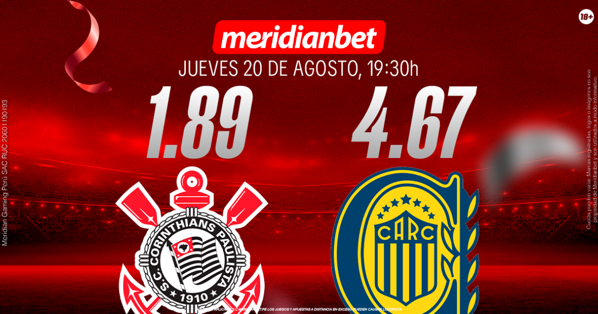 Corinthians y Rosario Central definen el pase a cuartos de la Copa Libertadores