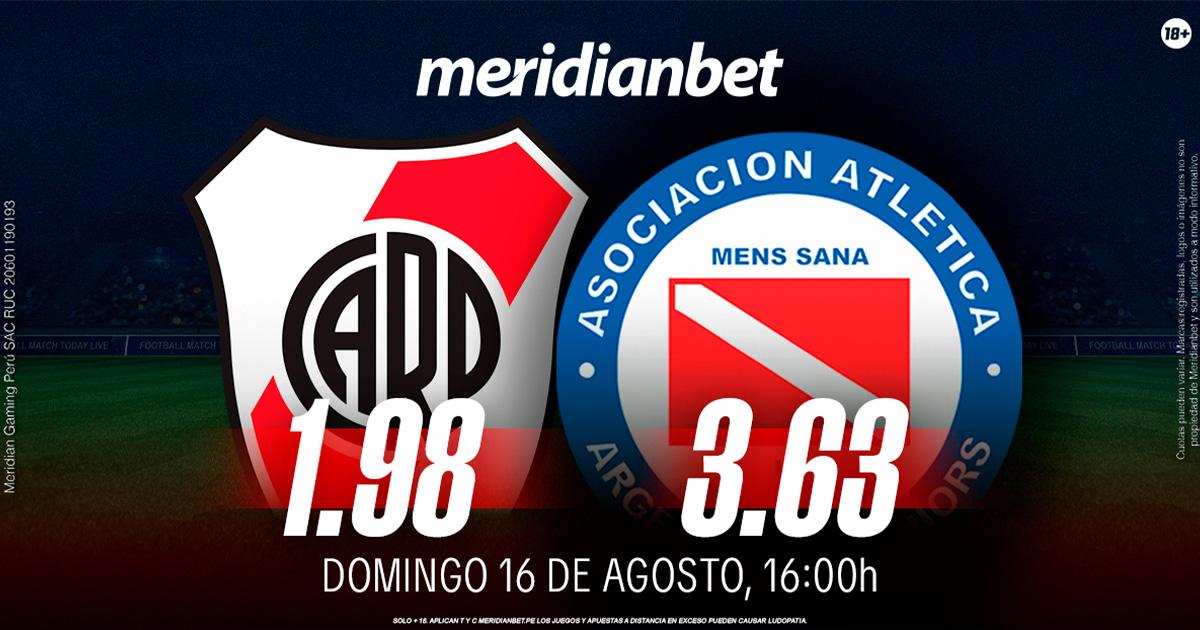 River vs Argentinos Juniors: ¡Descarga la app de Meridianbet y gana una jugada gratis!