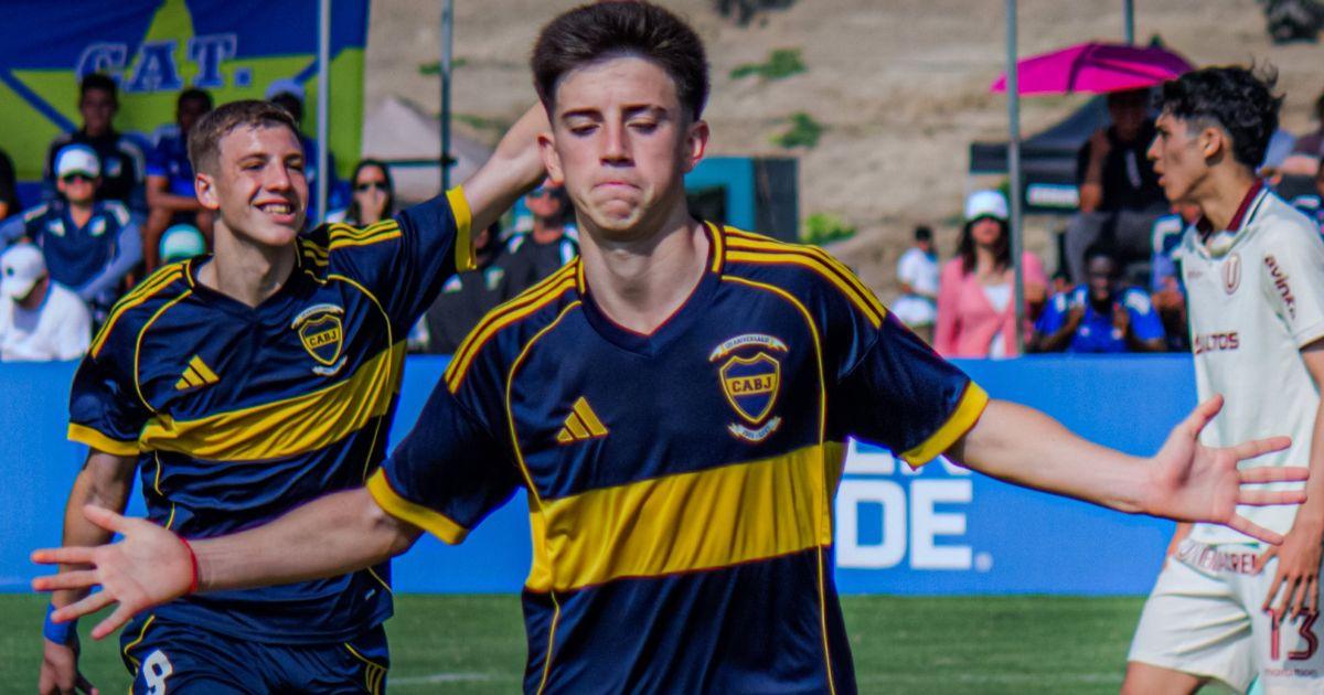 Boca goleó por 6-1 a la 'U' y se coronó campeón de la Adidas Cup Lima Sub 16