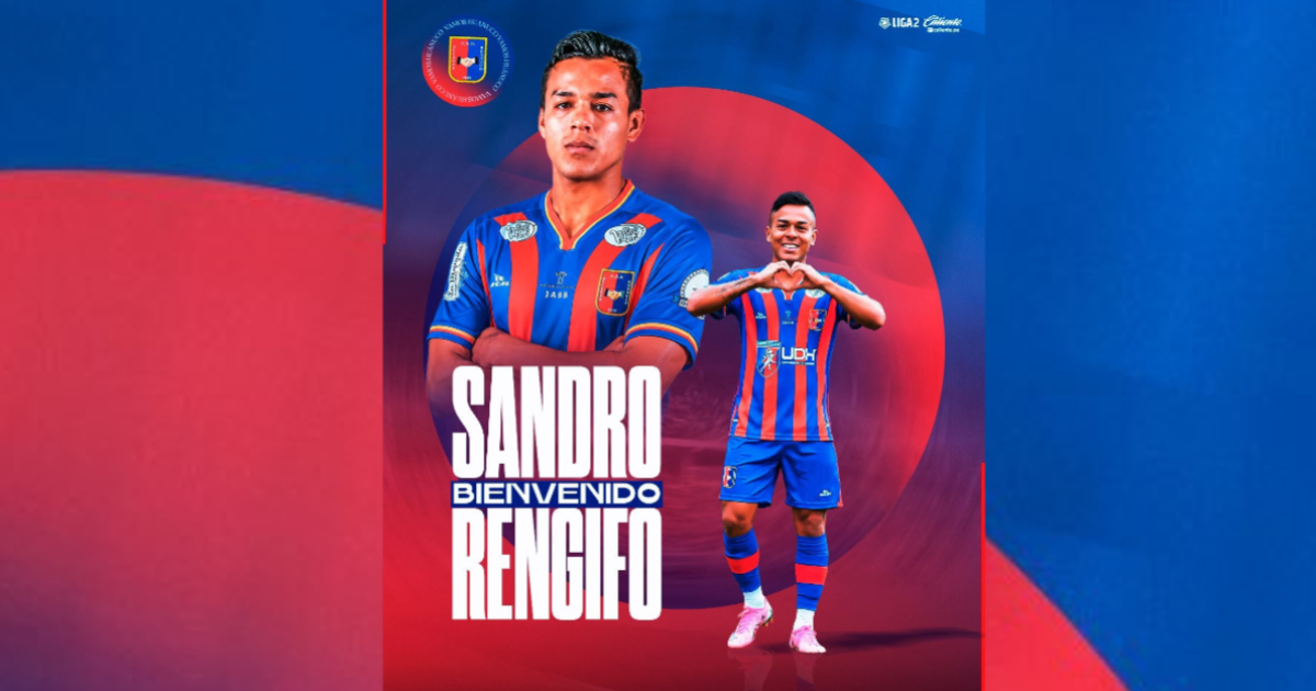 Alianza UDH refuerza su ataque con la incorporación de Sandro Rengifo