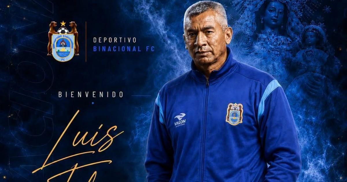 Luis Flores es el nuevo técnico de Binacional