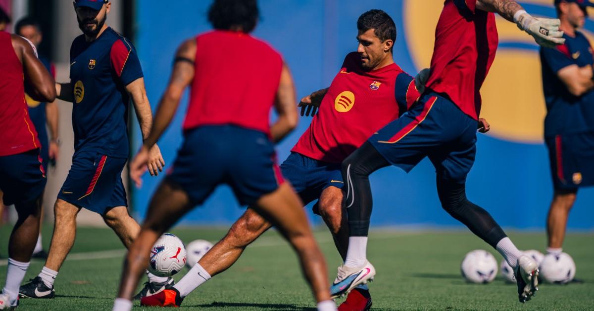Rodri debutaría este jueves con Barcelona