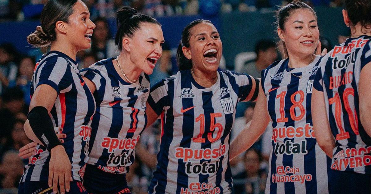  Alianza Lima derrotó 3-0 a Esquimo en el primer día de la 'Noche Blanquiazul de Vóley'