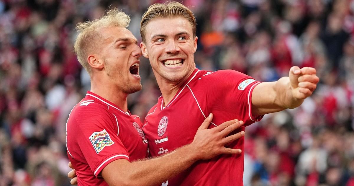 Dinamarca venció a Gales en la Nations League