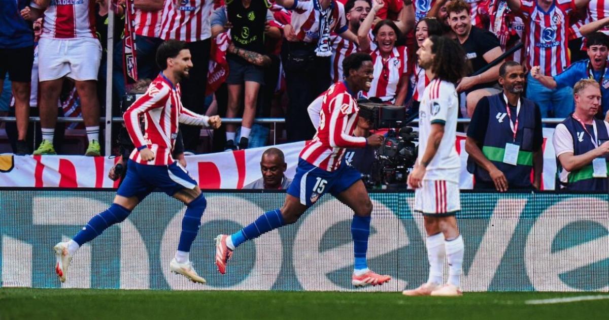 (VIDEO) Atlético de Madrid ganó el derbi al Real Madrid y le arrebató el segundo lugar