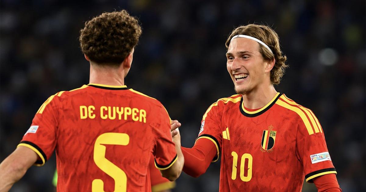 (FOTOS) Bélgica venció 2-0 a Italia en el inicio de la Nations League
