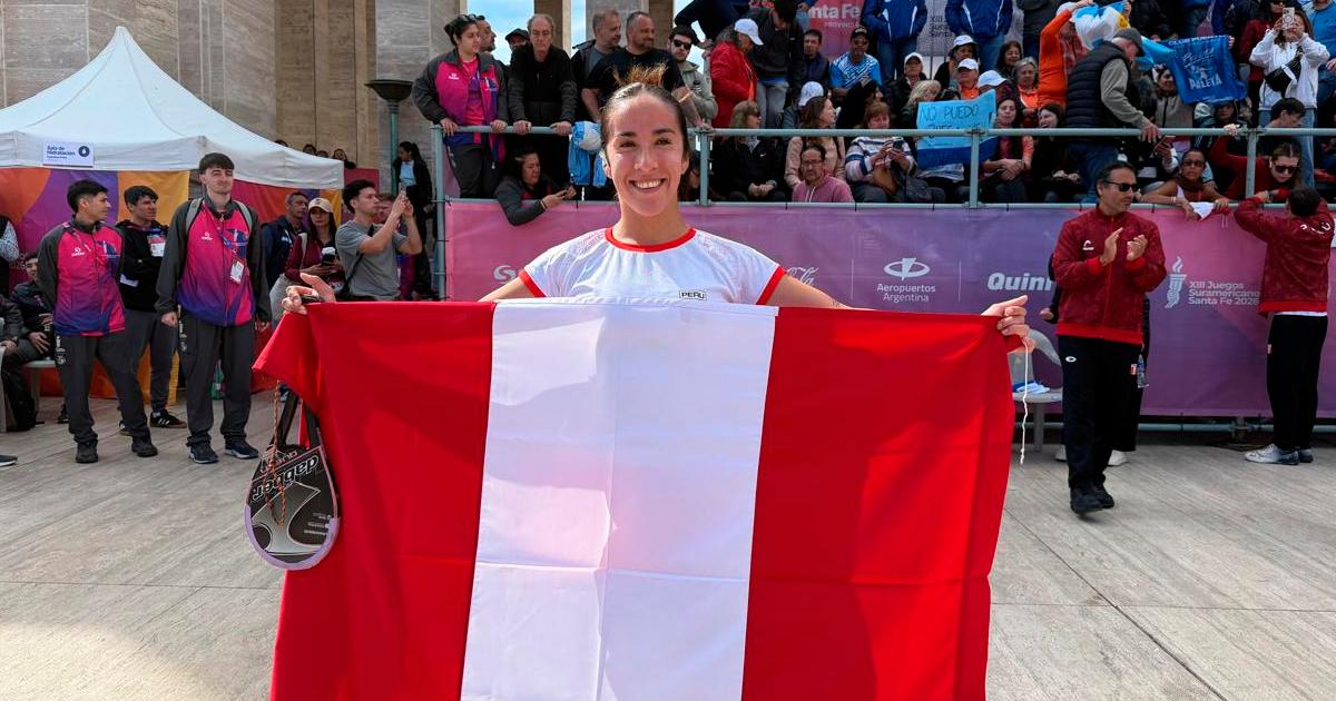 Valeria Garcés conquista el oro en paleta frontón en los Suramericanos 2026