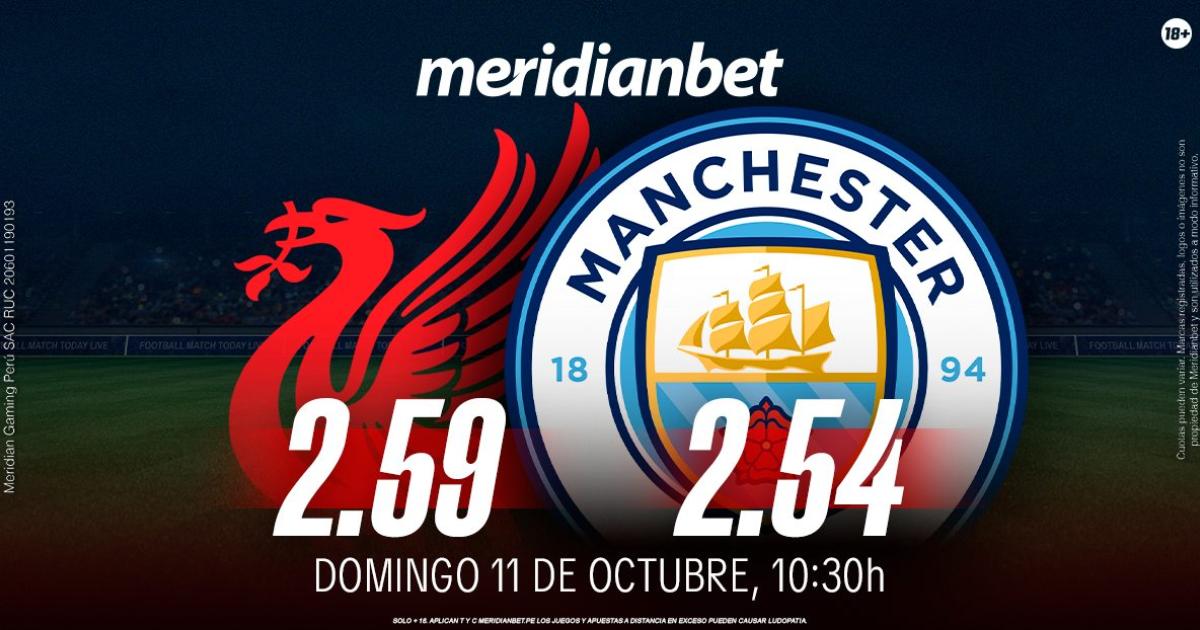 Liverpool vs Manchester City: ¡Gana un Volkswagen Nivus 0 km con Meridianbet y Kashio!