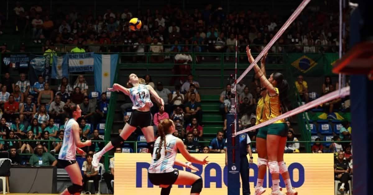 Brasil cayó ante Argentina y jugará ante Perú en 'semis' del Sudamericano U19 de vóley