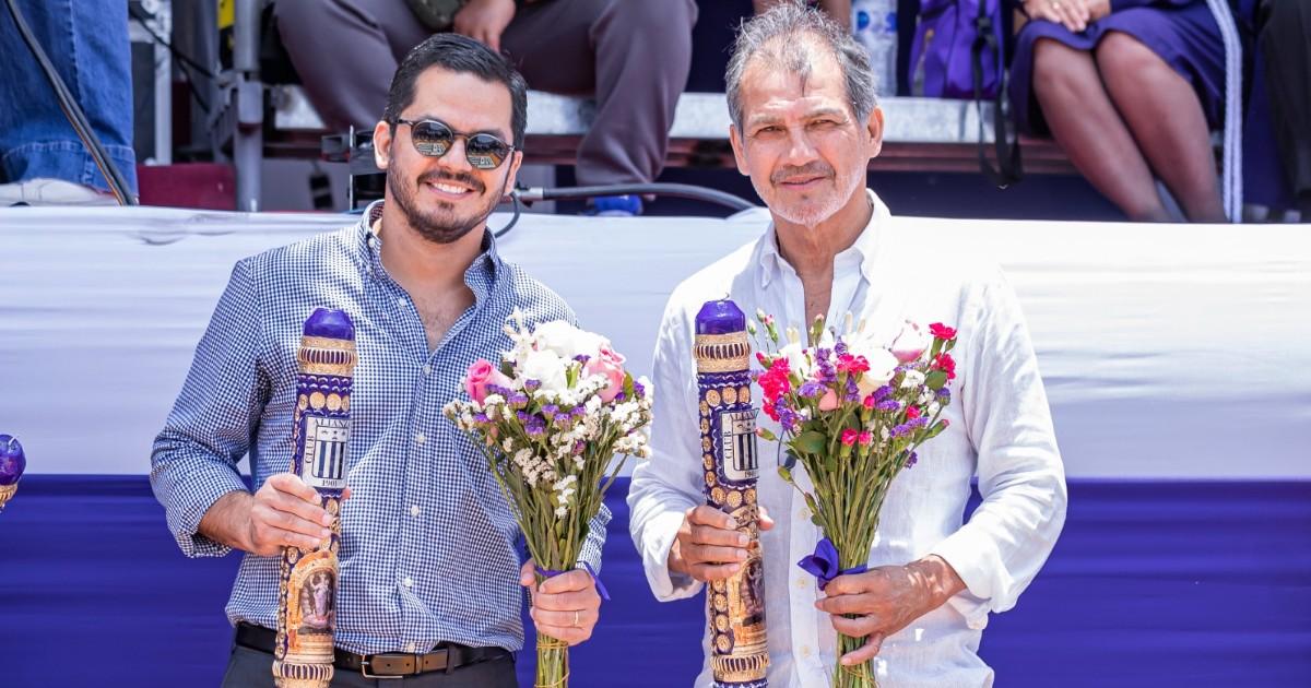 Alianza Lima homenajeó al Señor de los Milagros