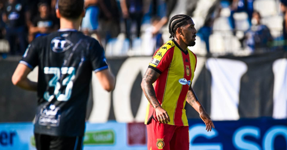 Castillo jugó los 90 minutos en el empate de Esperance ante CS Sfaxien