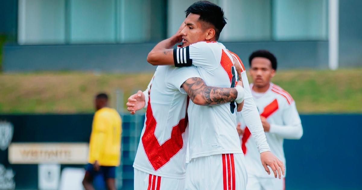 Perú U20 cayó en amistoso ante Ecuador 