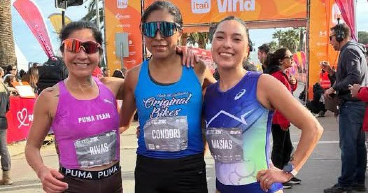 ¡Orgullo peruano! Aydee Loayza y Nicolasa Condori ganaron en el Maratón de Viña del Mar