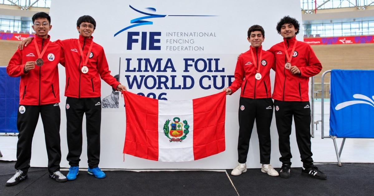 Perú logró medallas de plata y bronce en el cierre de la Copa del Mundo de Florete Lima 2026