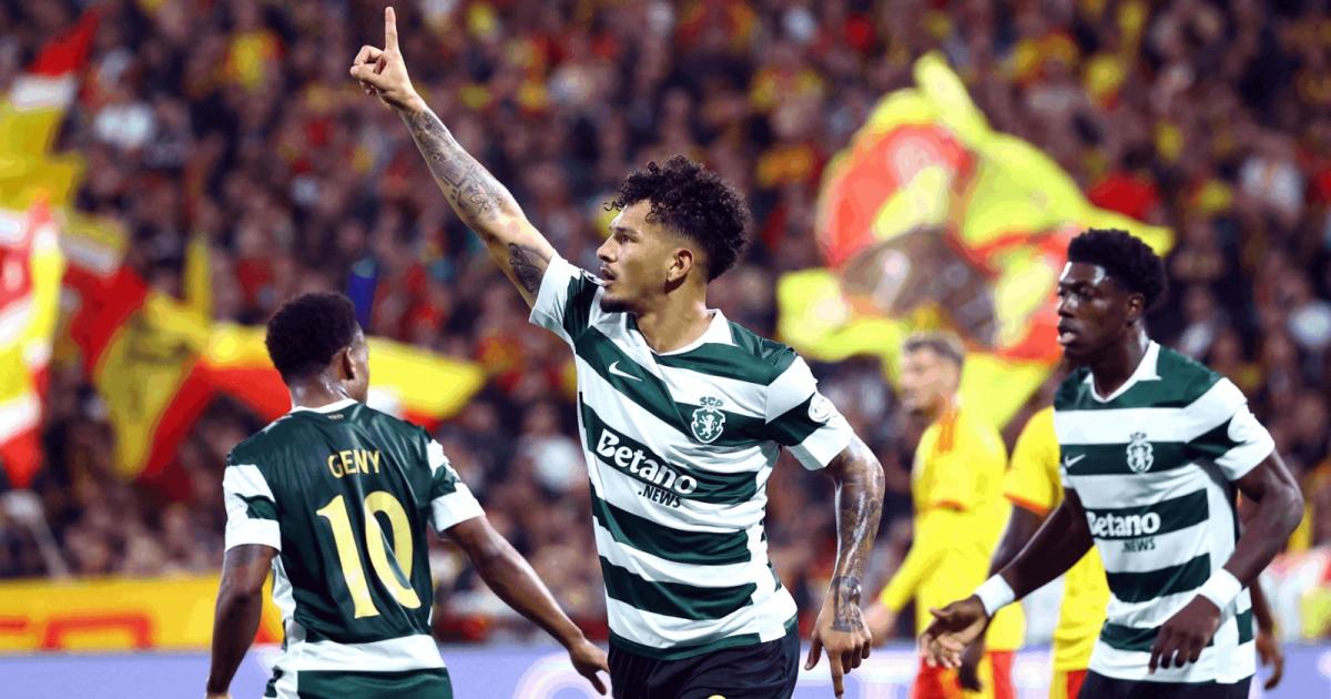 (VIDEO) Sporting CP venció 2-0 a Lens y mantiene puntaje perfecto en Champions League