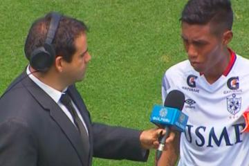 Brandon Palacios, tras la victoria 1-0 ante Mannucci
