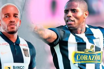 Jefferson Farfán y Roberto Guizasola, futbolistas identificados con Alianza Lima.