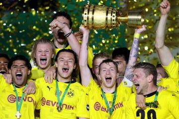 Borussia Dortmund venció 4-1 a RB Leipzig y se consagró campeón de la Copa de Alemania