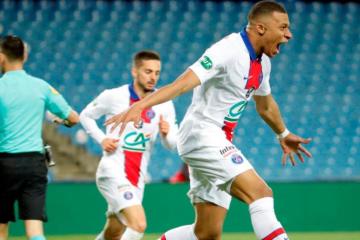 PSG clasificó a la final de la Copa de Francia, con doblete de Mabppé