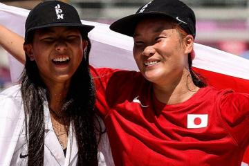 ¡Sakura Yosozumi logró el oro en skate park en Tokio 2020!