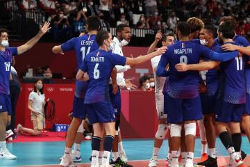 Francia derrotó a Rusia en vóley masculino y ganó el oro en Tokio 2020
