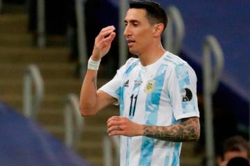 Di María sería baja en Argentina para la última fecha de Eliminatorias