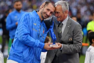Chiellini jugó su último partido con la 'Azurra'