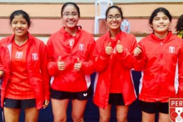 Peruanas conquistaron la medalla de bronce en Panamericano Sub-15 de Tenis de Mesa