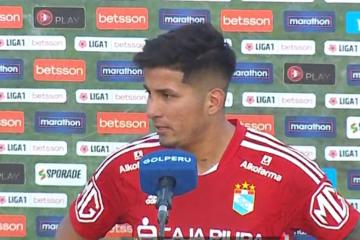 Escobar: "Estoy muy contento por el gol y el triunfo"