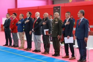Presidente del IPD estuvo presente en la inauguración del Open Internacional del Perú de taekwondo