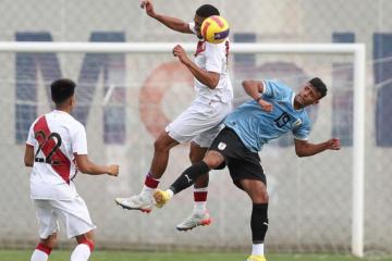 (FOTOS) Selección Sub-20 cayó por la mínima ante Uruguay