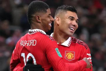 Casemiro: "Si Rashford quiere, puede ser top 5 del mundo"