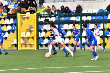 Claudia Cagnina estuvo presente en la derrota del ACF Arezzo