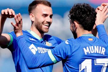 Sin Callens, Girona cayó por 3-2 con Getafe por la liga española