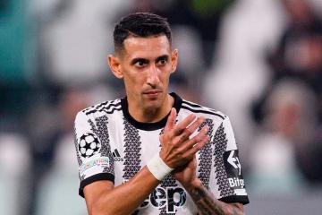 Renovación de Di María con la Juventus queda en suspenso por posible resta de puntos