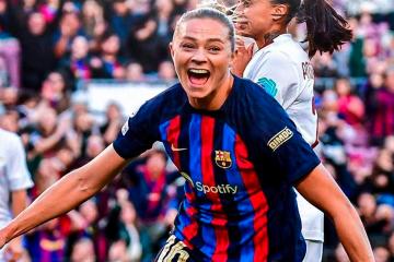Barcelona goleó y está en semifinales de la Champions Femenina