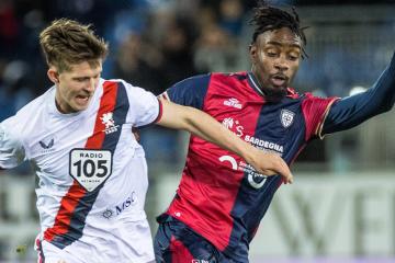 Cagliari igualó sin goles ante Genoa con Lapadula como titular