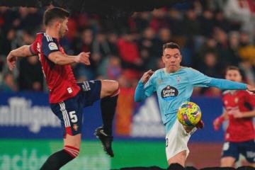 Celta de Vigo sumó de visita ante Osasuna