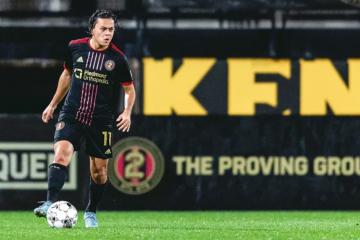 David Mejía fue titular en un partido amistoso de Atlanta United II