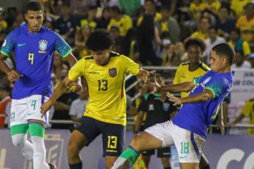 Ecuador igualó con Brasil en Sudamericano Sub-17