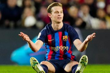 Frenkie de Jong se lesionó y podría perderse el Clásico ante Real Madrid