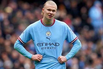 Haaland sigue sin entrenar a un par de días del Liverpool